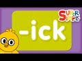 I-C-K Word Family and Descriptions