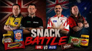 Darts Stars Try British vs Australian Snacks!