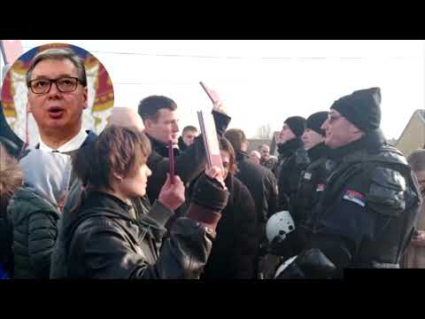 KRAJ - STUDENTI KREĆU SA POLICIJOM DA RUŠE VUČIĆA - VULIN POBEGAO IZ ZEMLJE AVIONOM!