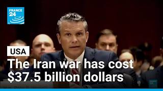 YouTube video thumbnail: The Iran War Has Cost the US $37.5 Billion Dollars, Says Defense Secretary Pete Hesgseth