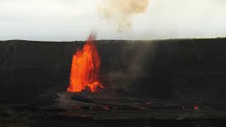 Kilauea Volcano Summit Eruption Part 18 Episode 15 - Birds Everywhere & Lava Fountains