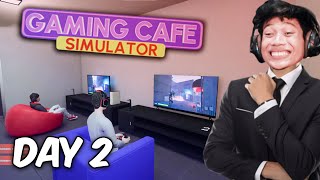 [LIVE] WARNET MADEGENK SEMAKIN GAGAH !! KITA BUAT RENTAL PS !!!! - Gaming Cafe Simulator #2