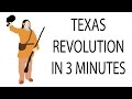 Exploring the Texas Revolution in 3 Minutes
