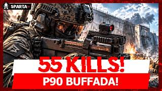 🔥 P90 FOI BUFFADA e ESTÁ ABSURDA! 55 KILLS no BATTLEFIELD 6!