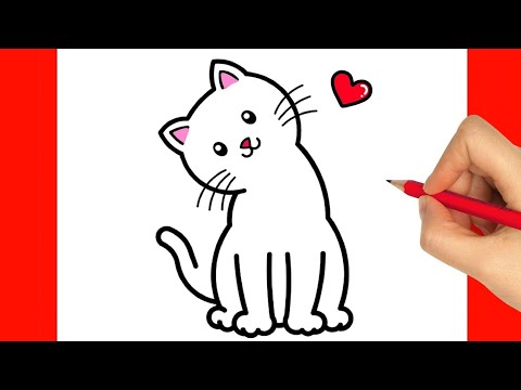 CÓMO DIBUJAR UN GATO