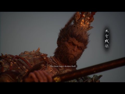 BLACK MYTH WUKONG - The Great Sage's Broken Shell Final Boss Fight & Ending (RTX 4060)