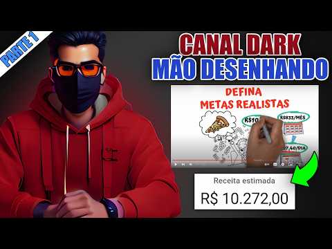 CURSO COMPLETO - COMO CRIAR UM CANAL DARK DE MÃO DESENHANDO P/ GANHAR DINHEIRO NO YOUTUBE (PARTE 1)