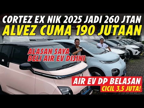 SEKELAS INNOVA CUMA 260 JUTAAN ‼️ Wuling Se-Nekat Ini Air EV DP Belasan Juta Cicil 3,5 Juta