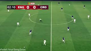 İNGİLTERE - HIRVATİSTAN | eFootball Türkçe Simülasyon