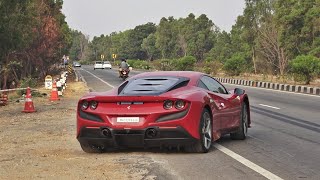 Ferrari F8 Tributo w/ Novitec Exhaust | Engine Start-up, Revs & more..