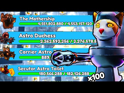 CAT TOILET vs EVERY BOSS!! (Toilet Tower Defense)