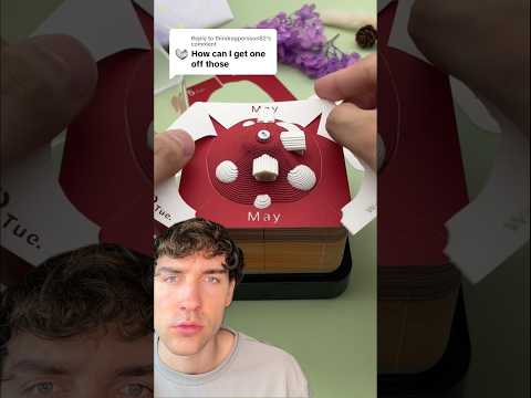 Viral 3D calendar #lifehack
