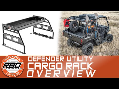 Can-Am Defender Utility Cargo Rack - Overview by Razorback Offroad™