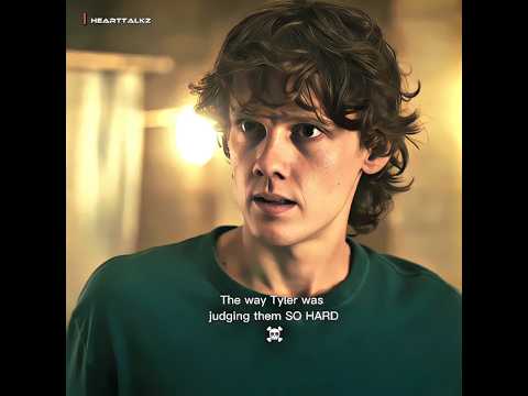 Tyler is thinking They are not siblings ☠️💥 | Wednesday Season 2 | Stereo Love | #tyler #shorts