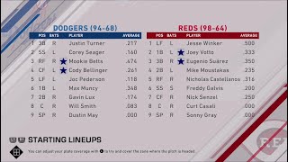 2020 NLCS Game 2 - Los Angeles Dodgers vs Cincinnati Reds - October 10th, 2020