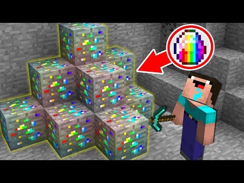 HOW NOOB FOUND THIS RAINBOW DIAMOND ORE IN SECRET MINE?! Minecraft - NOOB vs PRO