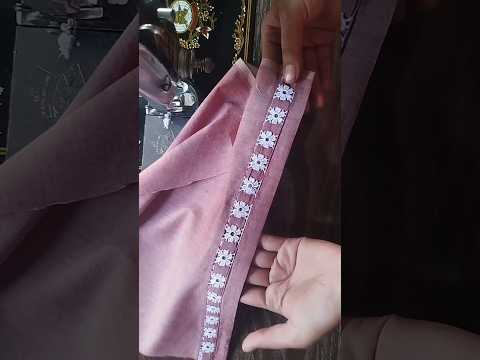 New trick attached the joint lace ♥️♥️♥️ #sewing #fashion #viral