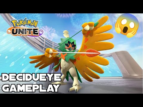 Pokemon Unite Decidueye gameplay 😱 || Pokemon Unite