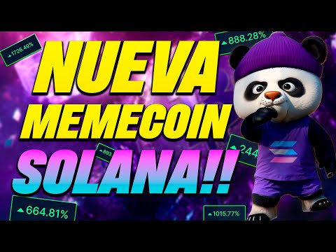 PANDANA 🐼 La Mejor Criptomoneda Meme en SOLANA!! 💥🚀 Cuánto Puede Subir?