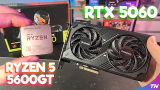 UPGRADE FORA DO COMUM? RYZEN 5 5600GT + RTX 5060 - Testes Atualizados e completo 2025