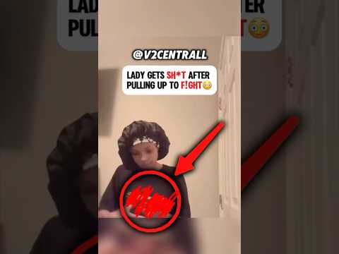 Lady Gets Sh*t After Pulling Up To F!ght😳 #memphis #drill