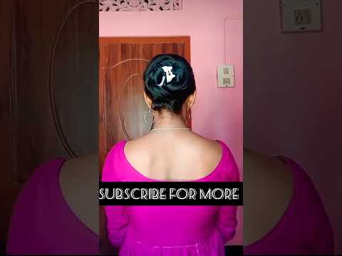 bun hairstyles#shorts#hairstyle#longhair#shortvideo#viral
