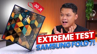 Hape 30 Juta dibanting ?! Samsung Galaxy Fold 7 Beneran Kuat ?!