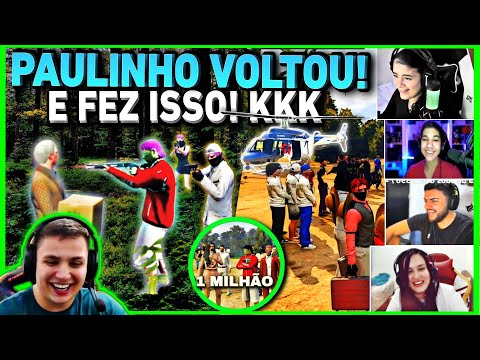 😂REAÇÃO DELES? com PAULINHO O LOKO Leiloando HELICÓPTERO ROUB@DO | SABADÃO deu P.D.?Gta Rp (PARTE 2)