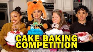 CAKE BAKING COMPETITION 🎂🎂 Snow vs Baby Drew vs Mom vs Steph
