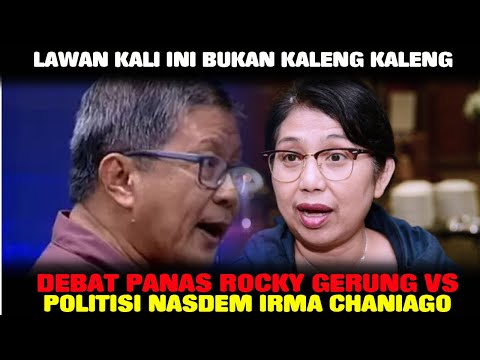 Debat Panas Rocky Gerung Vs Irma Chaniago