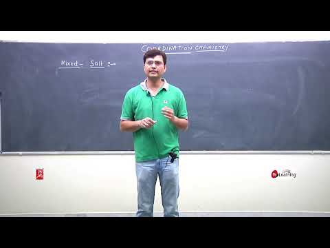 Coordination Chemistry 01/17 For Class 12th IIT JEE & NEET