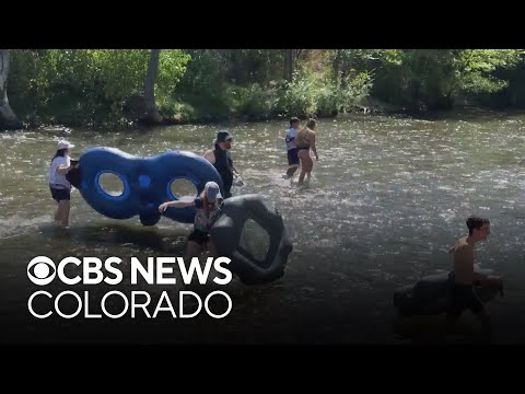 YouTube video thumbnail: Clear Creek Tubing Regulations Seem to be Working to Keep Crowds low, Tubers Safe