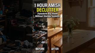 The Amish 1 Hour Declutter Method That Needs Zero Storage Bins