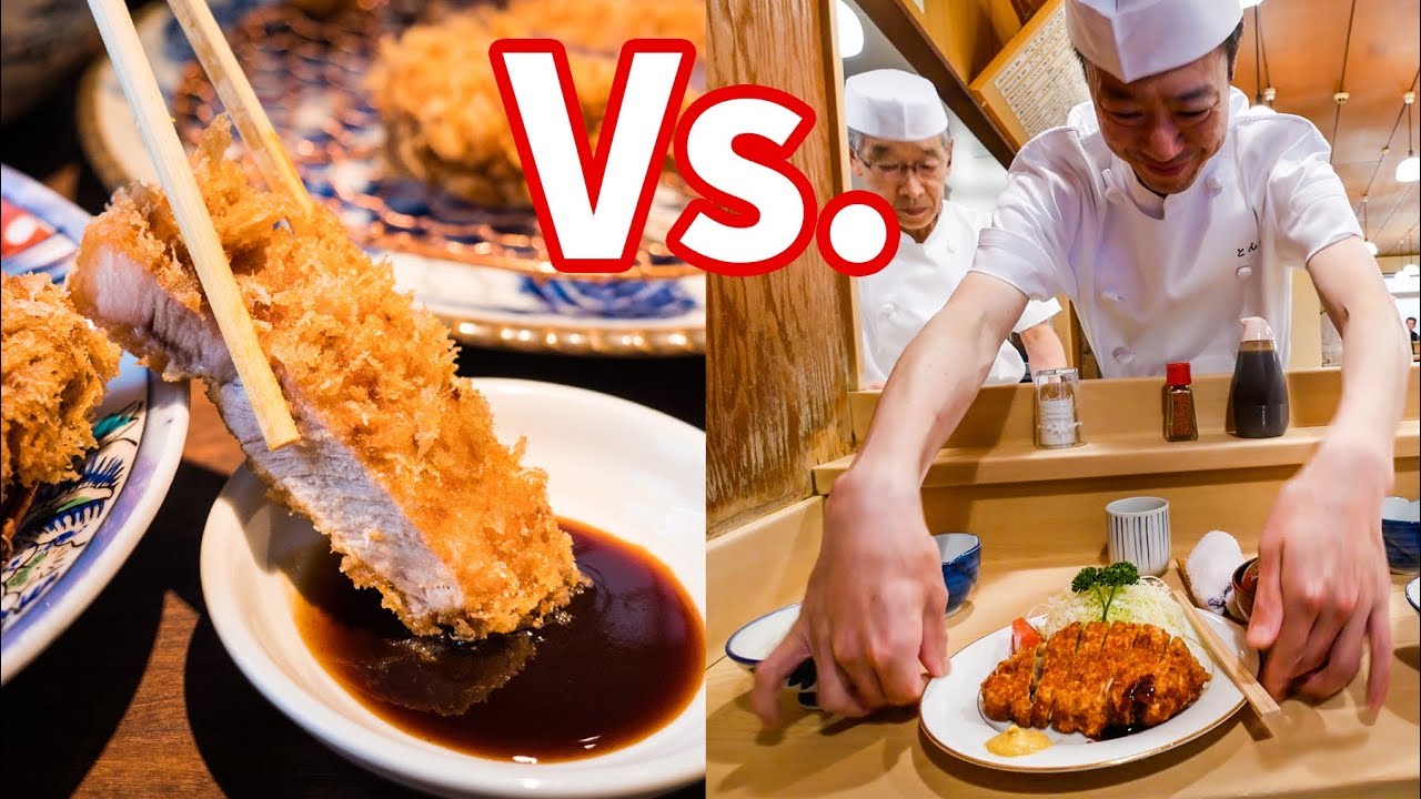 Best Japanese Tonkatsu - GOLDEN BOAR Gourmet Vs. Old-Style Food in Tokyo, Japan