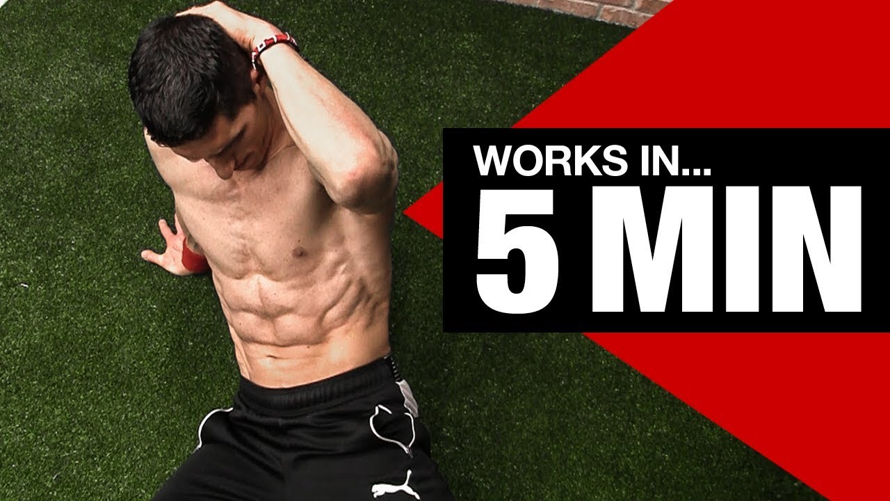 RIPPED ABS - Beginner Ab Workout (5 Minutes)