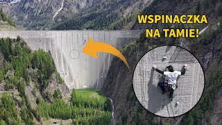 BNT 429 Ścianka do wspinaczki 165 metrów! LAGO DI LUZZONE / SZWAJCARIA