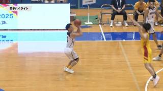 八王子学園八王子 照井昇太朗6本のスリーを沈め勝利に貢献！ 2010年の初優勝時以来となる決勝進出！【高校バスケ】八王子学園八王子 vs 北陸 | インターハイ バスケ 2025 男子準決勝