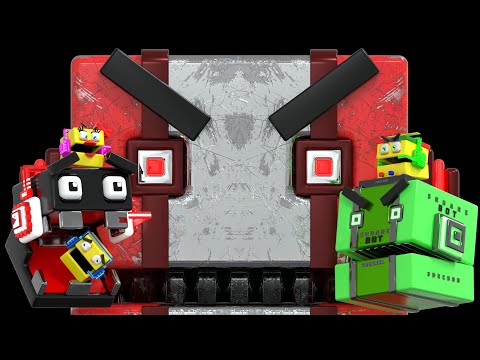 Square Pacman VS RED SQUAREBOT