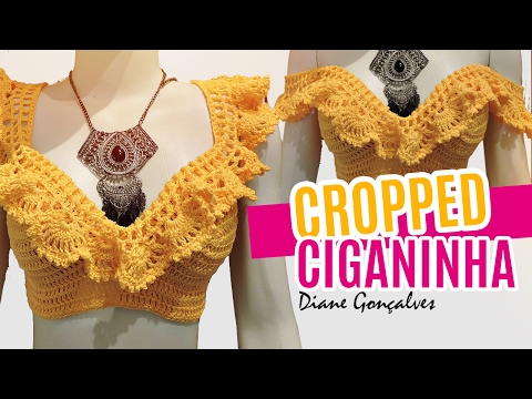 CROPPED CIGANINHA P,M,G / DIANE GONÇALVES