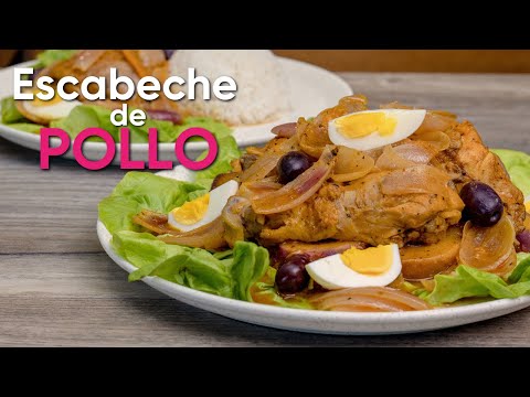 ESCABECHES DE POLLO PERUANO 🇵🇪 Receta Criolla FÁCIL y Deliciosa | Sonqu