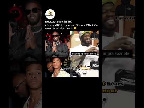 50 Cent disse que iria zoar o Rapper YK Osiris quando ver ele 🤣 #diddy #50cent