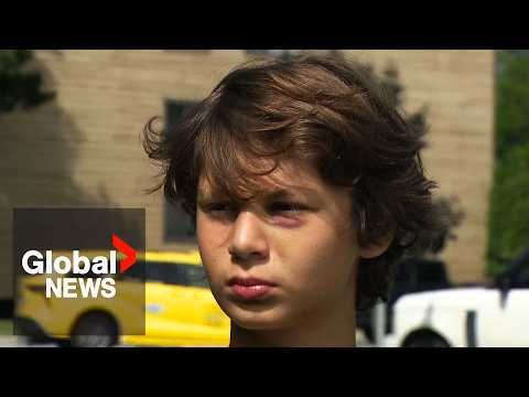 YouTube video thumbnail: "Shocked and Scared": Kelowna Boys Assaulted in Random Attack at Bus Stop