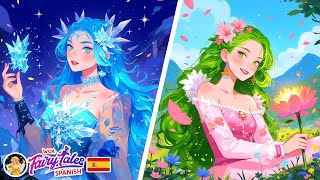 Cuando la reina de la primavera y la reina del hielo se convirtieron en hermanas | Cuento español