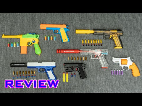 [REVIEW] Cheap Amazon Toy Foam Pistols | Group Review