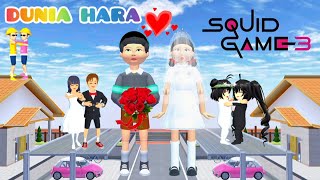 Boneka Squid Game dan Pacarnya Menikah 😱 | Yuta Panik Cari Pacar Squid Game | Dunia Hara Sakura