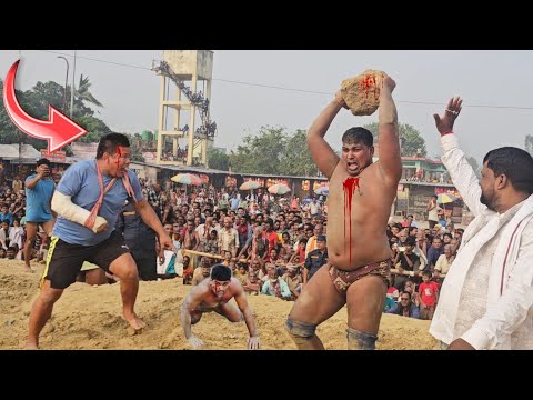 पत्थर उठाकर मार दिया ,जावेद गनी की नई कुश्ती दंगल..Javed gani aur thapa ko pathharo se mara..