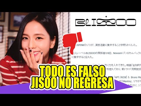 OFICIAL! JISOO BLACKPINK NO QUIERE HACER MUSICA Y NO REGRESA EN 2024