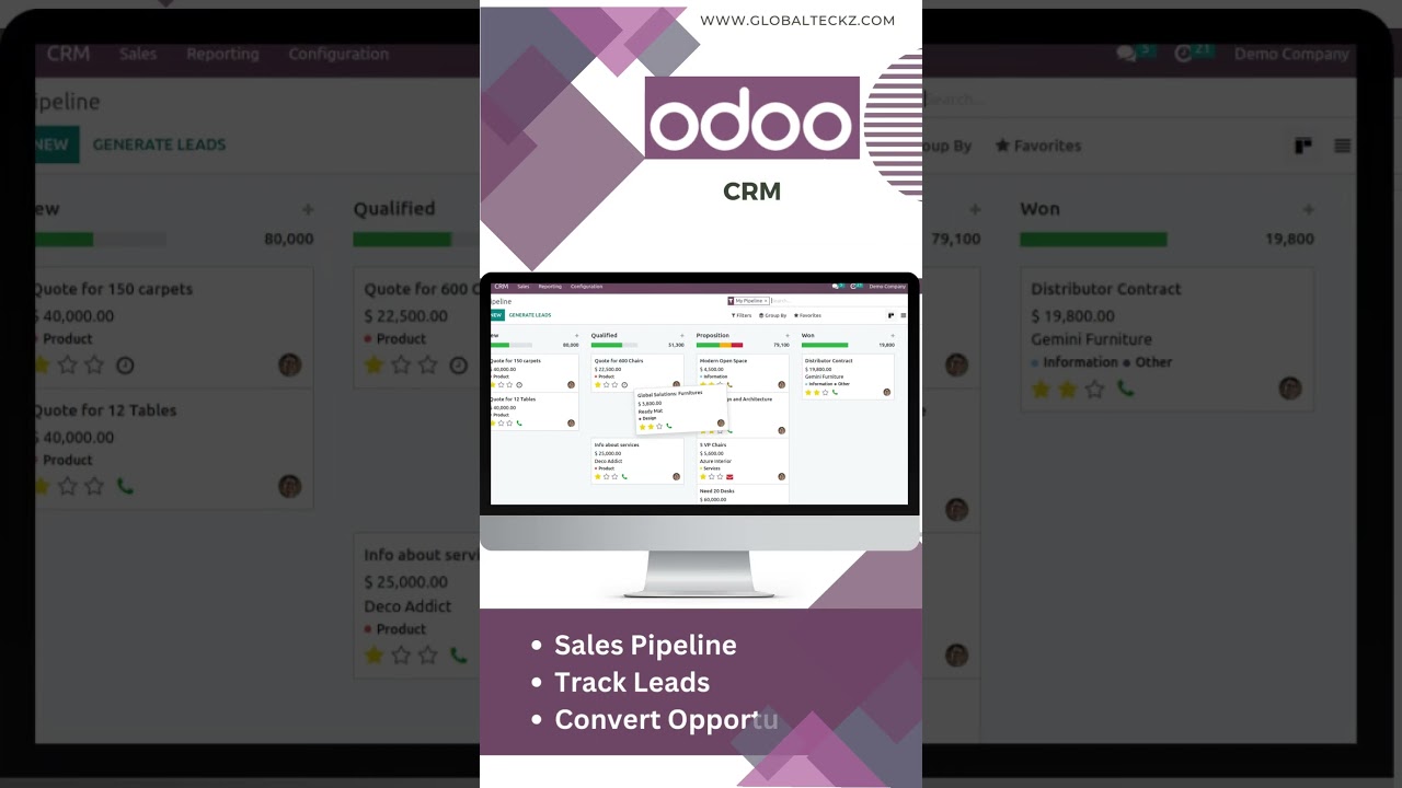 #Odoo #CRM #Software #overview | 05.06.2023

A Quick overview of Odoo customer relationship management #CRM #software with #functions and #features available ...