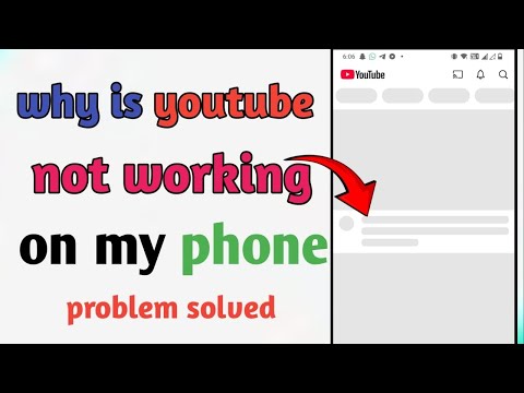 why is YouTube not working on my phone | YouTube not working on my phone Android mobile