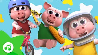 Oink Oink | Los tres Chanchitos 🐷| Canciones Infantiles | La Granja de Zenón